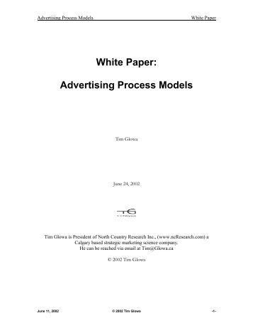 Advertising Process Models - glowa.ca