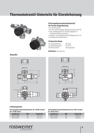 Technischen Information - Rossweiner