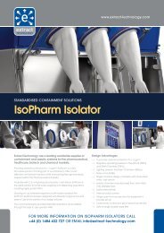 IsoPharm Isolator Brochure - Extract Technology