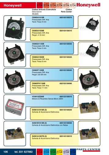 Honeywell - Parts Center Srl