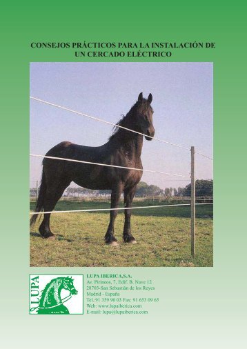 Manual para cercados electrificados - Lupa Iberica