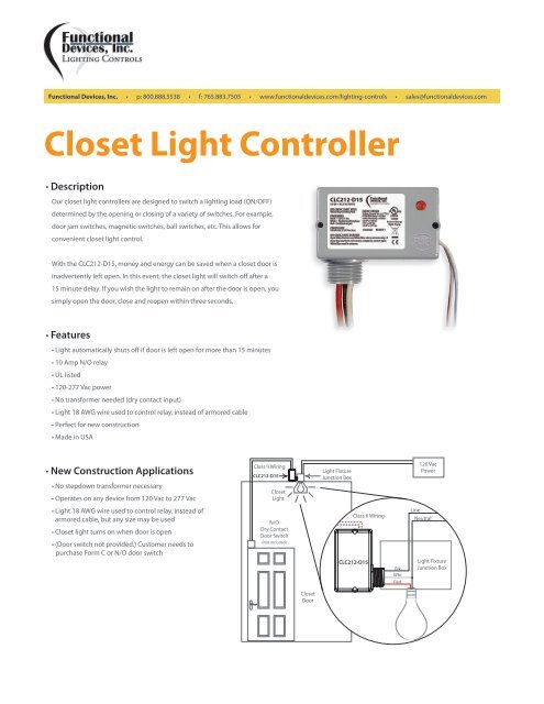 Datasheet - Functional Devices, Inc.