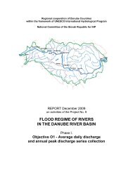 FLOOD REGIME OF RIVERS IN THE DANUBE RIVER BASIN