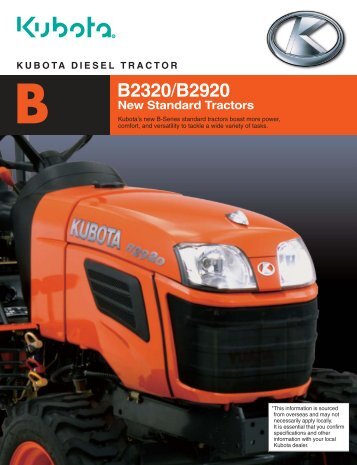 B2920 - Kubota