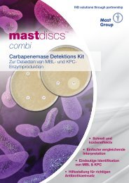 Carbapenemase Detektions-Kit - FL dt (v 2.0 ... - Mast Diagnostica