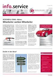 Mitarbeiter werben Mitarbeiter - FETSCHER & STAHL Gmbh