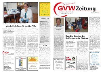 GVW-Zeitung 1 - beim Gewerbeverein Wacken