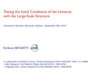 Slides from the talk - CP3-Origins