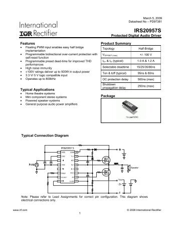 IRS20957S - Datasheet - International Rectifier