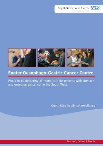 Exeter Oesophago-Gastric Cancer Centre brochure - Royal Devon ...