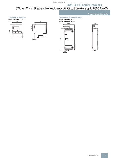 Configuration Manual for Catalog LV 10.1 Â· 2012 - Siemens