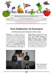 Ausgabe 05-2010 - Kanu-Club KÃ¶nigswinter