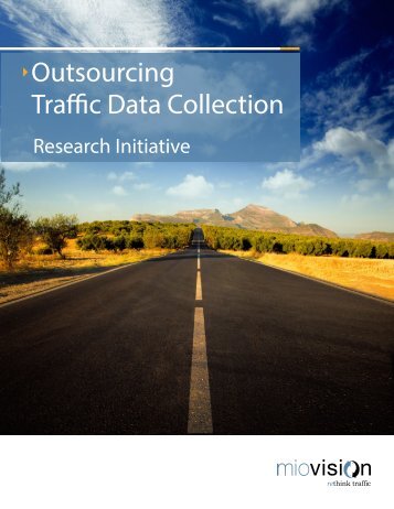 Outsourcing Traffic Data Collection - Miovision Technologies