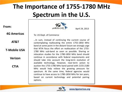 Mobile Broadband Acceleration in the Americas - 4G Americas