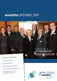 newsletter dezember 2009 - GewiNet