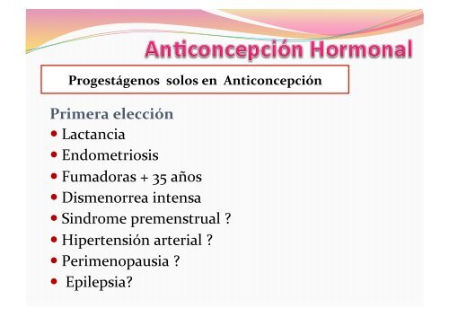 Clases de ProgestÃ¡genos: Ventajas y Desventajas de su uso - IGBA