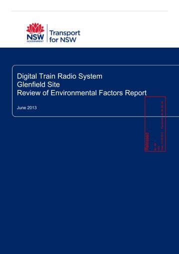 Digital Train Radio System Glenfield Site Review of Environmental ...