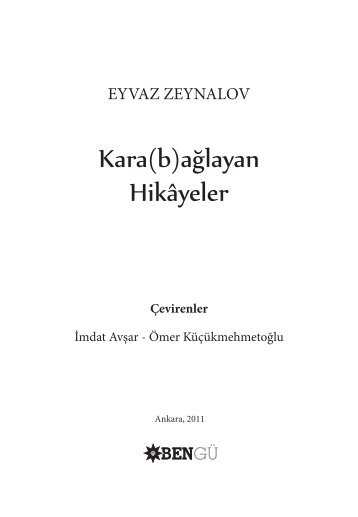 Kara(b)ağlayan Hikâyeler - Kitabxana