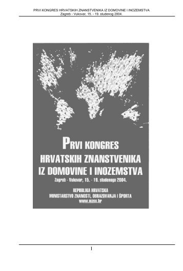 prvi kongres hrvatskih znanstvenika iz domovine i inozemstva - HATZ