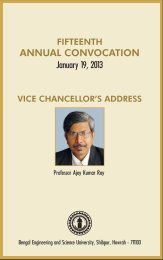 Speech by Vice-Chancellor - Global Alumni Association of Bengal ...