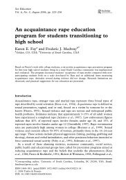 An acquaintance rape education program for students transitioning ...