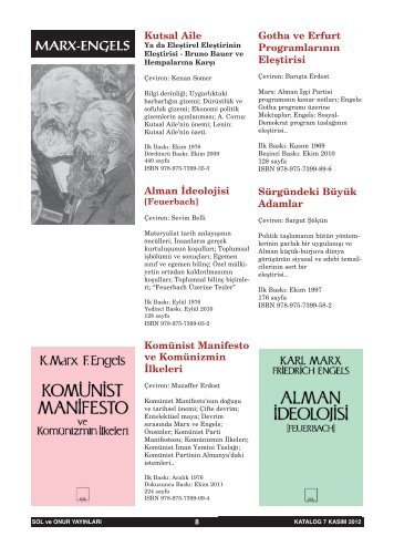 MARX-ENGELS KİTAPLARI (pdf)