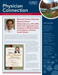 Physician Connection - Hurley Medical Center Education & Research