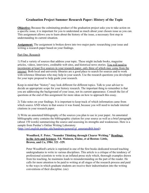 how to write findings in a research paper