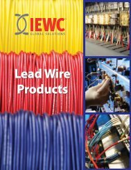 Lead Wire Products Lead Wire Products - Iewc.co.uk