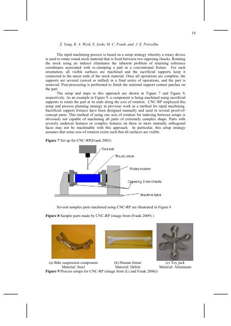 Conventional Machining Methods for Rapid Prototyping