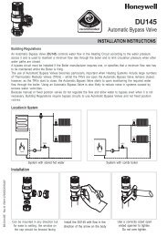 Automatic Bypass Valve - PlumbArena.co.uk