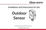 Outdoor sensor installation and user's manual