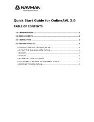 Quick Start Guide to VTS OnlineAVL Software