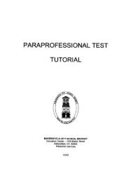 paraprofessional test tutorial - BCSD Static Server - Bakersfield City ...