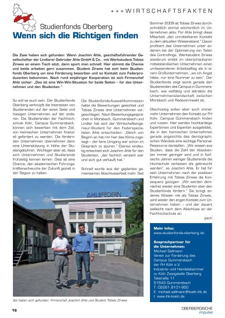 OBERBERGISCHE - und TechnologieCentrum Gummersbach GmbH