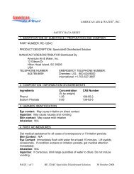 MSDS RE-1284 Sporicidin Disinfectant Solution - American Air ...