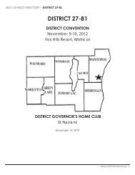 DISTRICT 27-B1 - Fonddulaclions.org