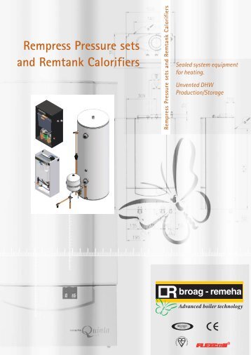 Remeha pressurisation set and calorifier brochure