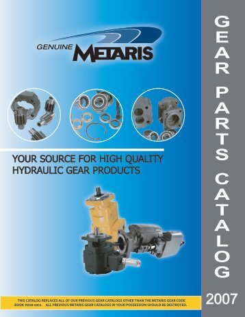 Gear Parts - Metaris