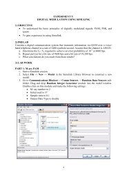 EXPERIMENT 5: DIGITAL MODULATION USING SIMULINK 1 ...