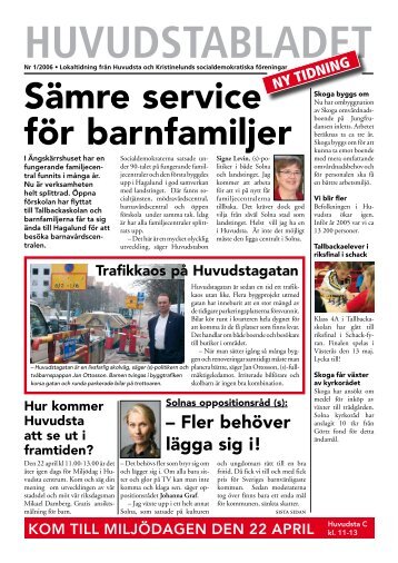 HUVUDSTABLADET - Socialdemokraterna