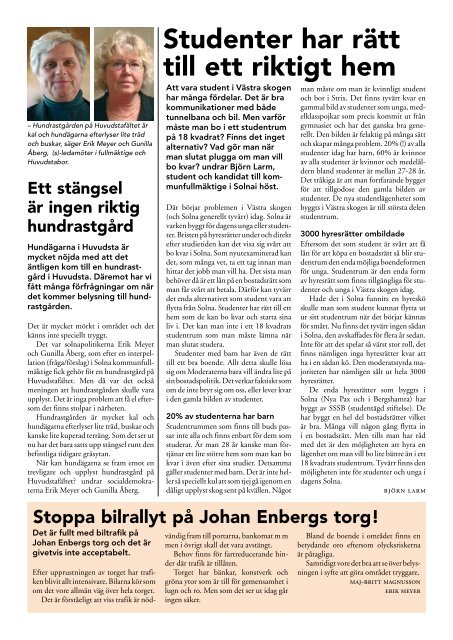 HUVUDSTABLADET - Socialdemokraterna