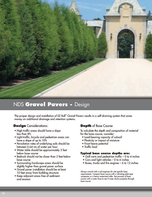 Permeable Pavers Brochure - NDS