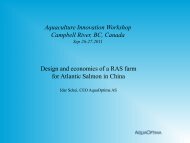 Design and economics of a RAS farm for Atlantic Salmon in China ...