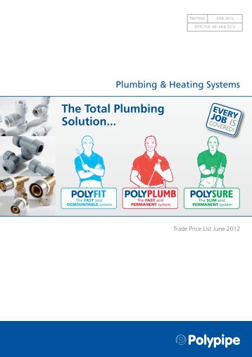 Plumbing and Heating Trade Price List - Polypipe