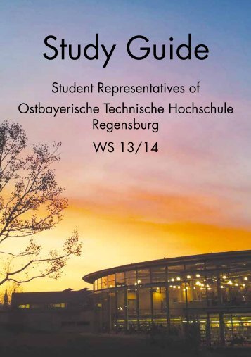 Study Guide - Hochschule Regensburg