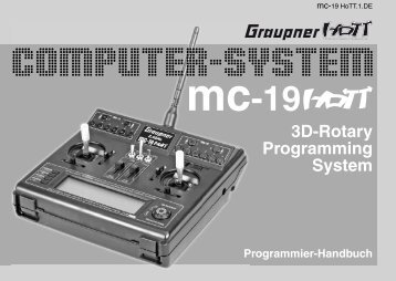 Programmiermodus HoTT-HF-Modul und „Binding“ Sender - Graupner