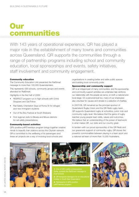 qr annual report 2007 - 2008.pdf - Queensland Rail