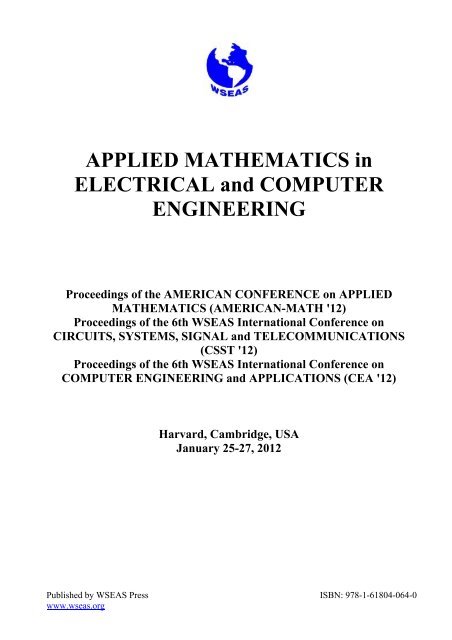 Applied Mathematics in Electrical and Computer ... - Wseas.us