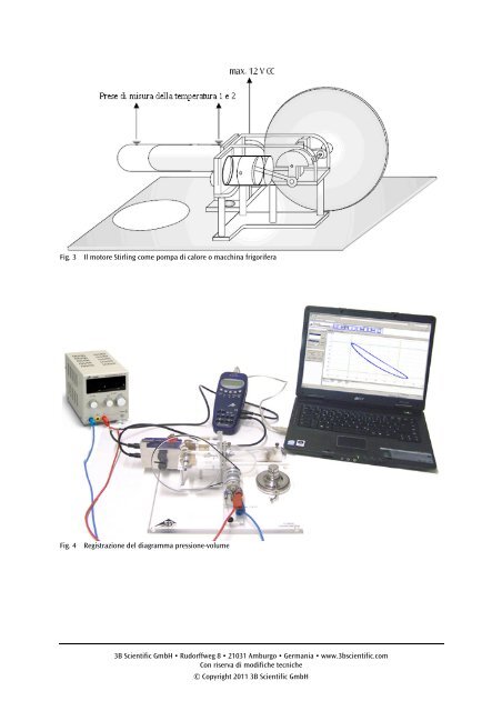 3B SCIENTIFICÂ® PHYSICS U10050 Stirlingmotor, transparent